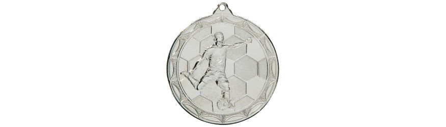 50MM IMPULSE FOOTBALL FOOTBALLER MEDAL - GOLD, SILVER & BRONZE 50MM IMPULSE FOOTBALL FOOTBALLER MEDAL - GOLD, SILVER & BRONZE